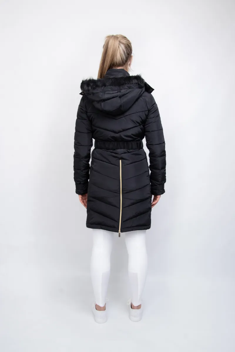 Coldstream Branxton Long Quilted Coat - Black-5